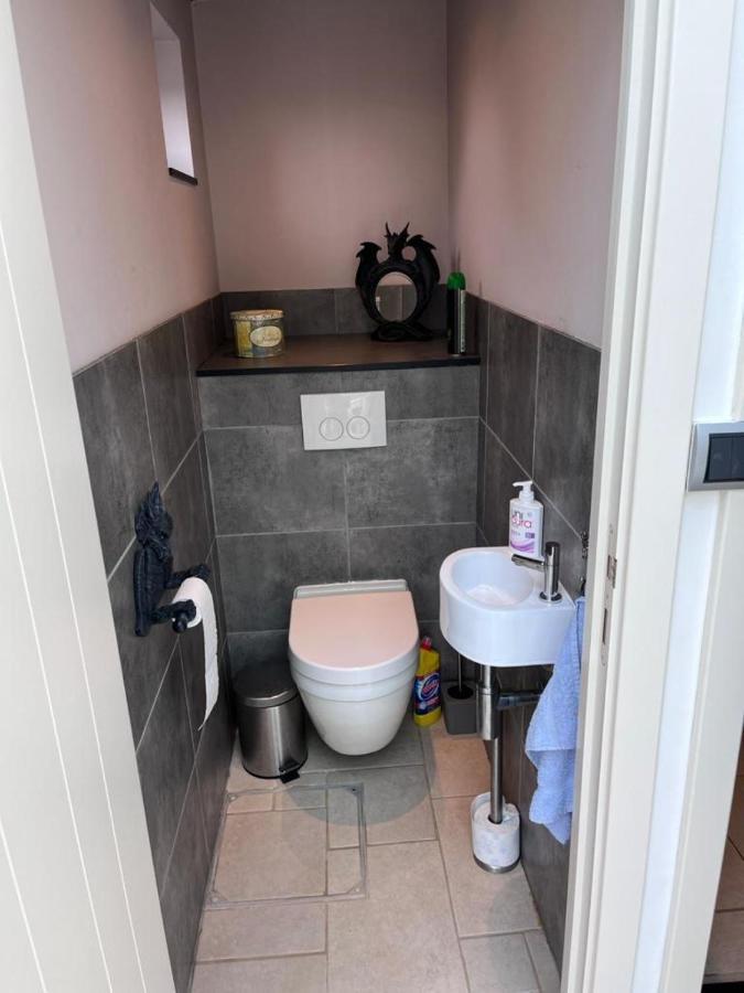 Comfortabele Woning Met Omheinde Tuin Aan Water Voor 12 P Oostburg Exterior foto